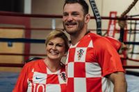 Стипе Миочич провел совместную тренировку с президентом Хорватии