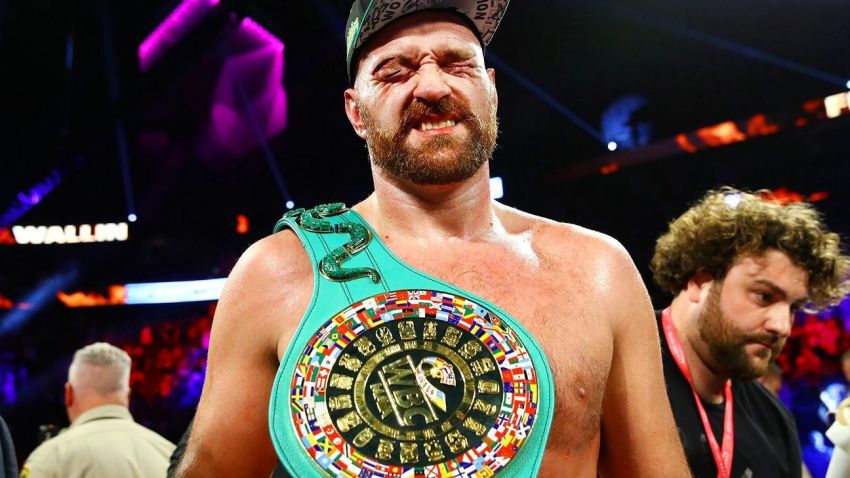 Тайсон Фьюри поблагодарил WBC за "прекрасный" титул, завоеванный в бою с Валлином