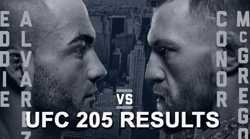 Все результаты UFC 205