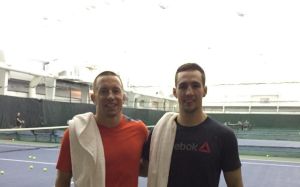 GSP и Рори Макдональд после игры в теннис