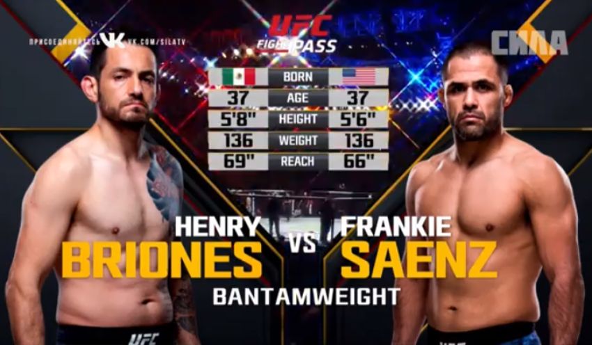 Видео боя Генри Брионес - Фрэнки Саенс UFC Fight Night 129