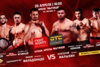 Файткард турнира Fight Nights Global 93: Фабио Мальдонадо - Анатолий Малыхин 