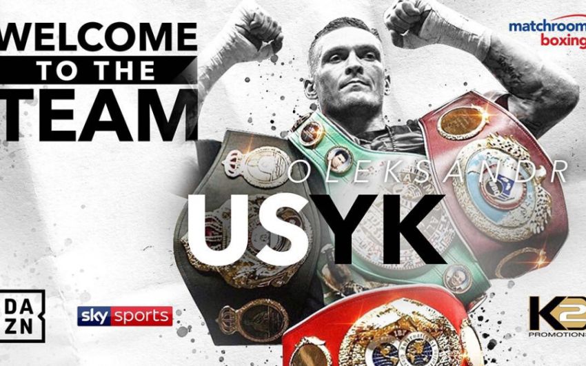Промоутер Александра Усика о сделке с компанией "Matchroom Boxing" 