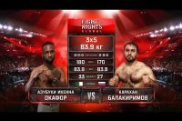 Видео боя Карахан Балакеримов - Азубукке Икенна Окафор Fight Nights Global 90