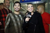 Manny Pacquiao Hits Los Angeles for Bradley Presser