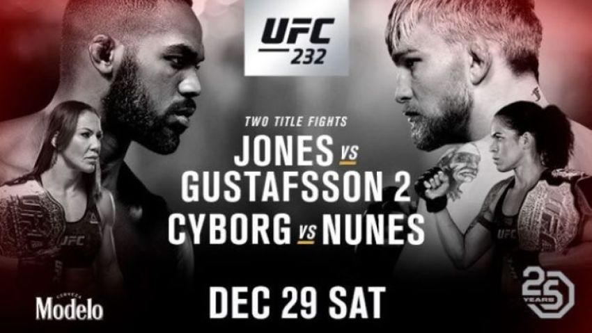 Медицинские отстранения после турнира UFC 232: Джонс - Густафссон 2