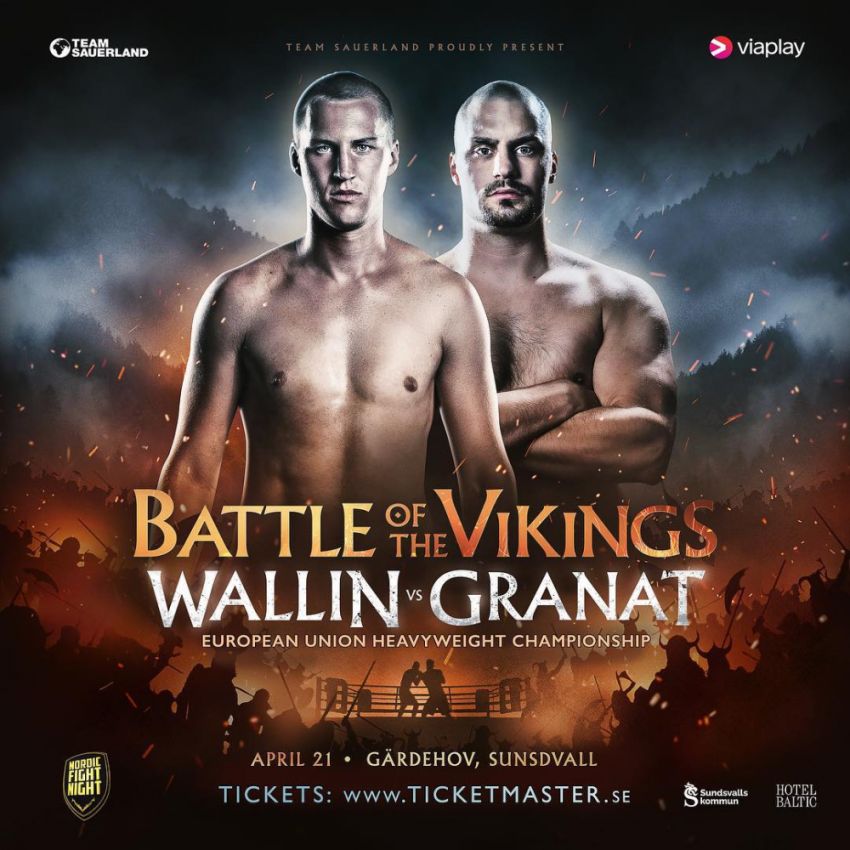 Битва викингов: Отто Валлин встретится с Адрианом Гранатом 21 апреля